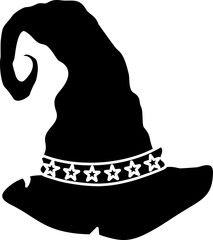 Halloween Witch Hat Filled Icon