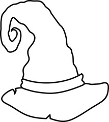 Outline Witch Hat