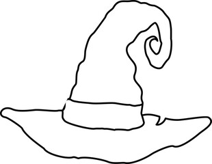 Outline Witch Hat