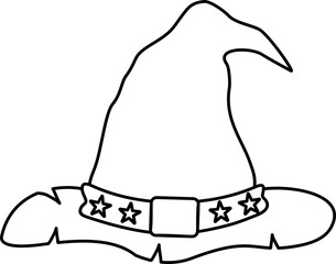 Outline Witch Hat