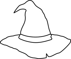 Outline Witch Hat