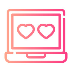 laptop gradient icon
