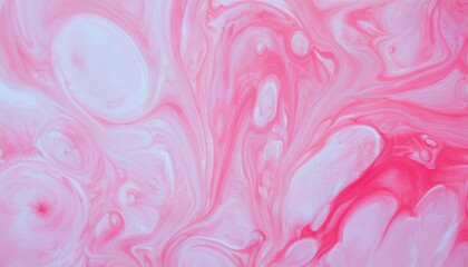 abstract pink and white marbled texture close-up with soft fluid pattern, perfect for background or design use