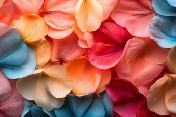 Obraz premium Abstract colorful floral background with soft blended hues