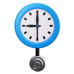 Clock Tower 3d render icons