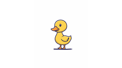 Fototapeta premium かわいいひよこのキャラクターイラスト