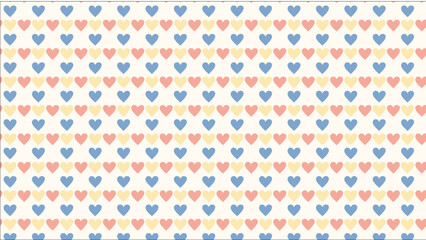ハートのイラストパターン背景