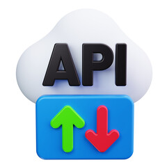 API 3d render icons