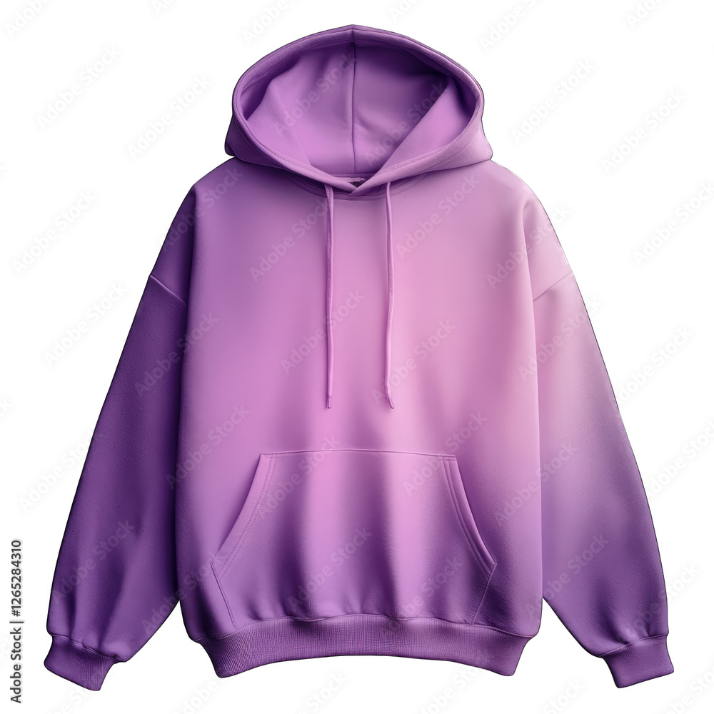 Sticker Purple hoodie isolated on transparent background