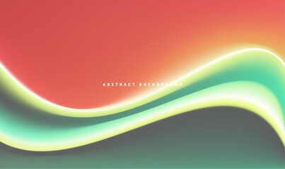 Fresh Green Wave Design – Vector Illustration for Business, Spring-Themed Wallpaper and Banners