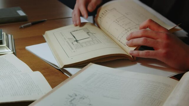 Exploring historical documents and technical diagrams for deeper understanding and insights. Media