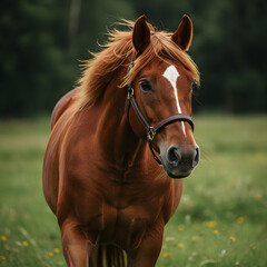 Obraz premium Brown horse