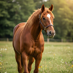 Obraz premium Brown horse