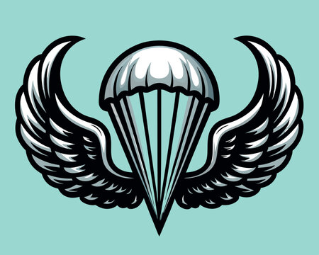 logo paracadute con le ali 02