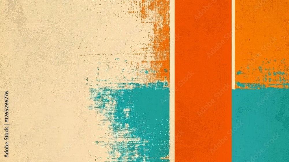 Poster a unique visual effect is achieved by blending a grainy gradient with colorful soft noise in 4k digi
