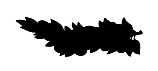 Vector drawing. Olive branch with fruits