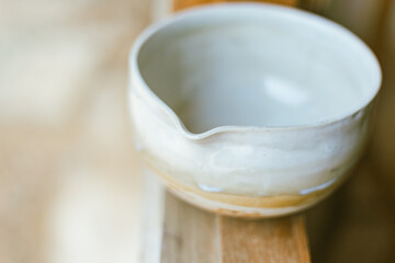 craft ceramic whisk bowl..