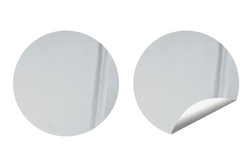 Blank Round Sticker for Mock up Template - 143