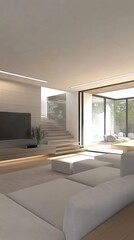 Modern Minimalist Living Room Interior Design