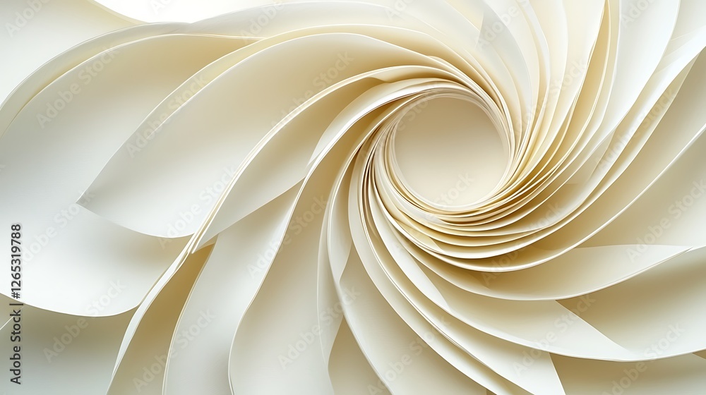 Poster cream paper swirl abstract background texture