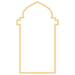 Arabic Line Window Frame