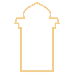 Arabic Line Window Frame