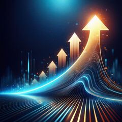 Achieving Exponential Growth Through Digital Transformation Concept