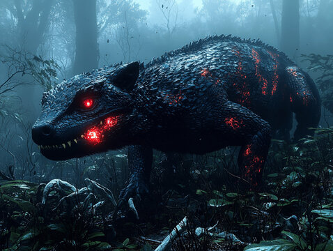 Chupacabras Hunt eerie nocturnal glow