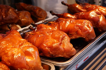Beijing roast duck is a famous dish.