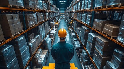 Business professionals managing logistics for a large-scale product launch event, ensuring seamless execution with copy space