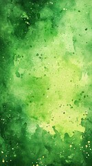 Abstract Green Watercolor Texture Background