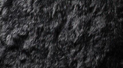 Naklejka premium Gray fur texture background, fabric closeup