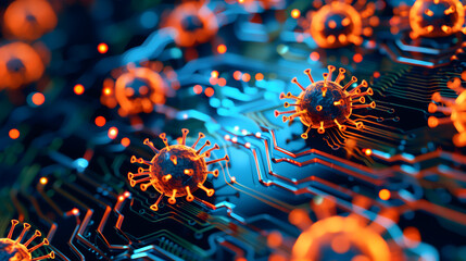 Electronic Circuit Board: Antivirus and Viruses in Electronic Systems