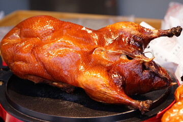 Beijing roast duck is a famous dish.