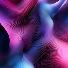 An abstract background with wavy lines in shades of random color