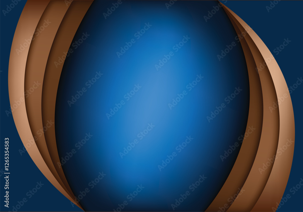 Poster graphic vector curve line overlap background for text and message design
