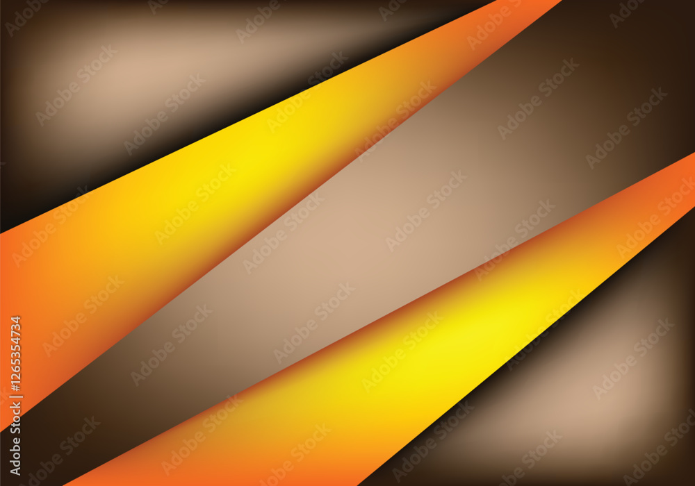 Poster graphic geometric triangle overlap vector layer background for text and message design
