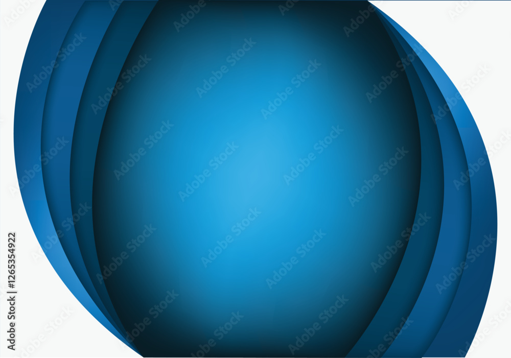 Poster graphic vector curve line overlap background for text and message design
