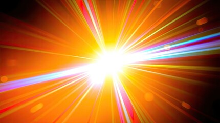 Obraz premium Vibrant Light Rays Burst Background Image