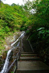 Obraz premium 角神不動滝（新潟県）