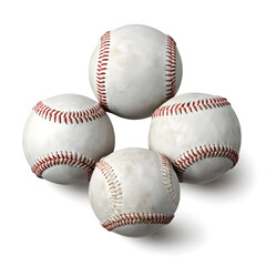 Baseball isolated on white background
