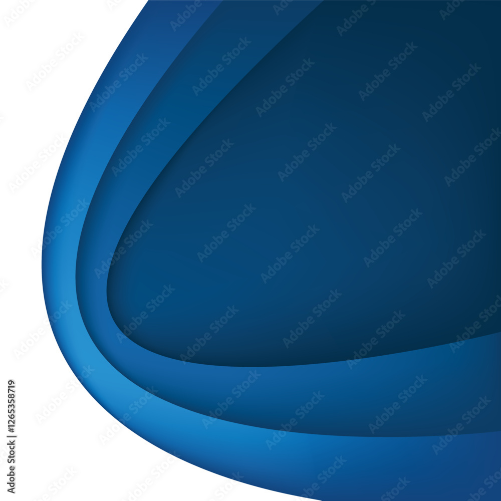 Poster graphic vector curve line overlap background for text and message design
