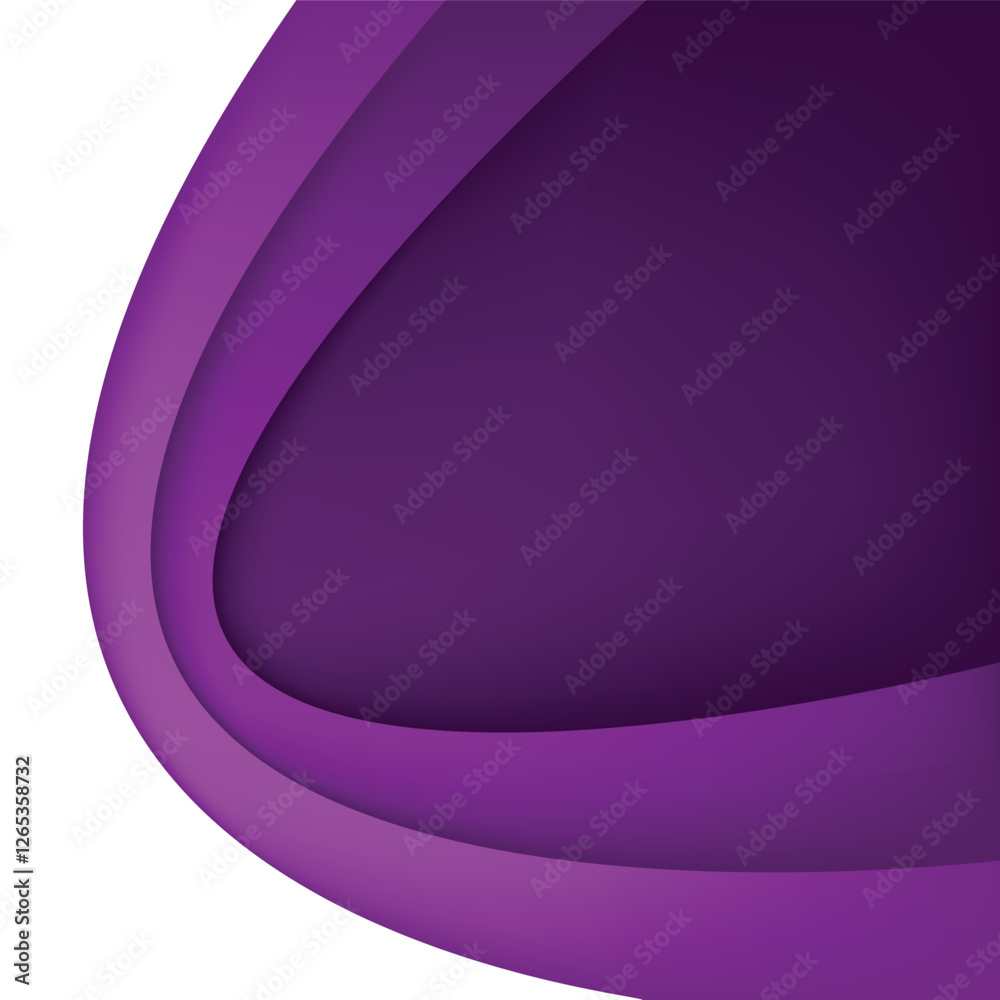 Poster graphic vector curve line overlap background for text and message design

