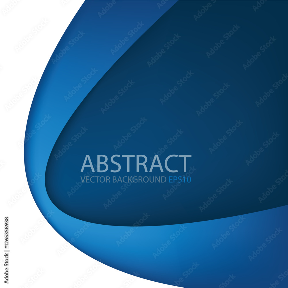 Poster graphic vector curve line overlap background for text and message design

