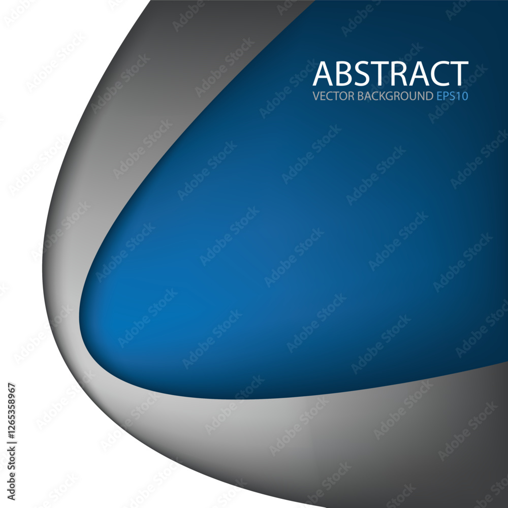 Poster graphic vector curve line overlap background for text and message design
