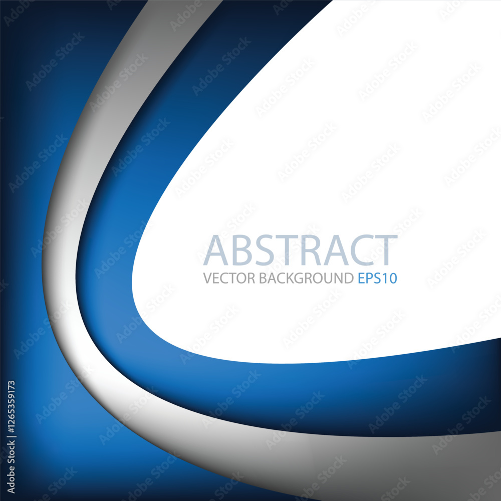 Poster graphic vector curve line overlap background for text and message design
