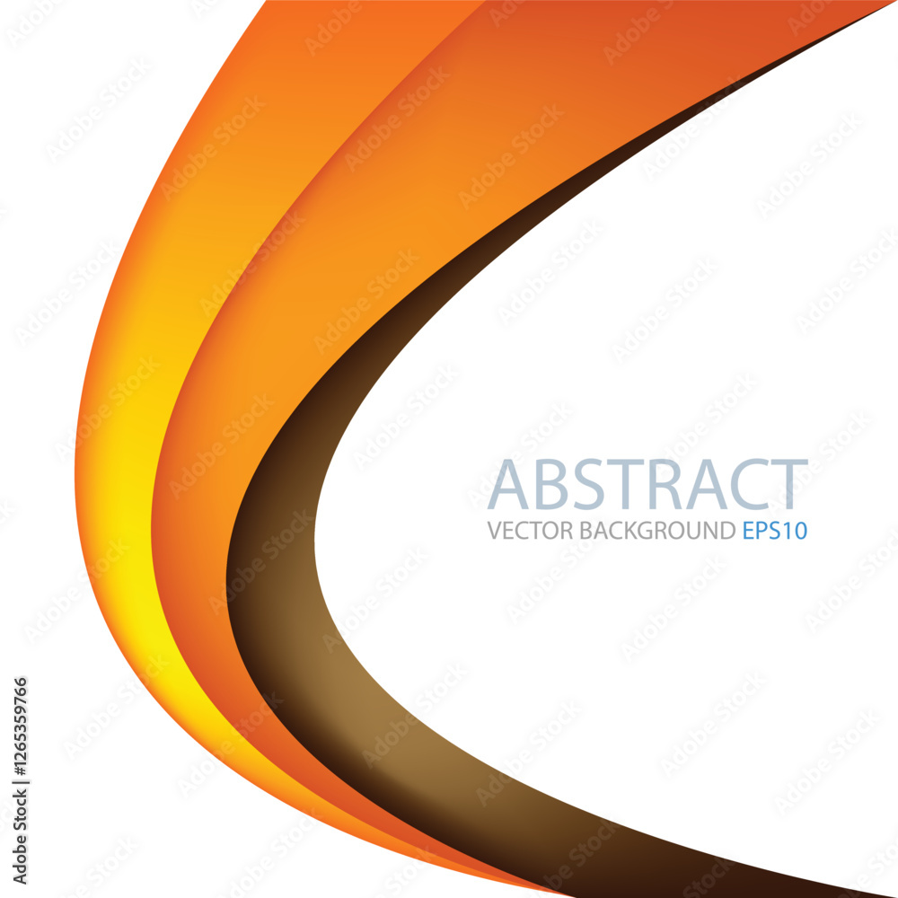 Poster graphic vector curve line overlap background for text and message design
