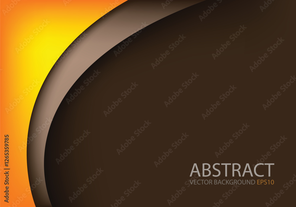 Poster graphic vector curve line overlap background for text and message design
