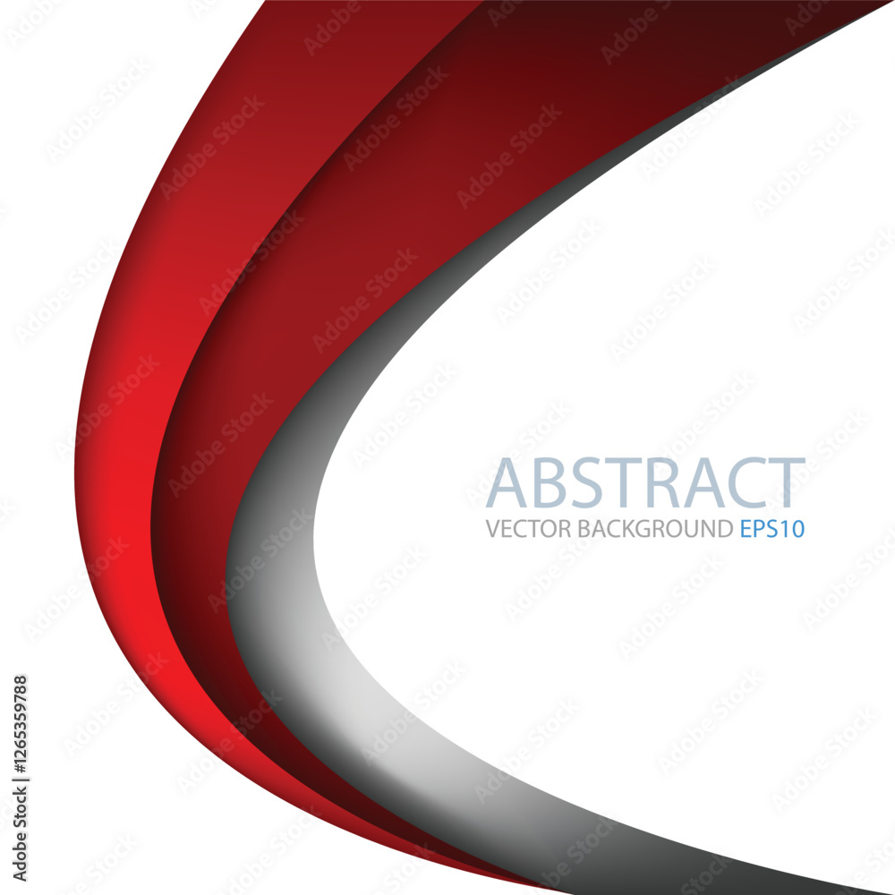 Poster graphic vector curve line overlap background for text and message design
