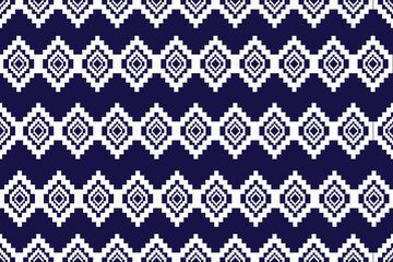 Ikat seamless pattern Thai style design for background wallpaper fabric embroidery
